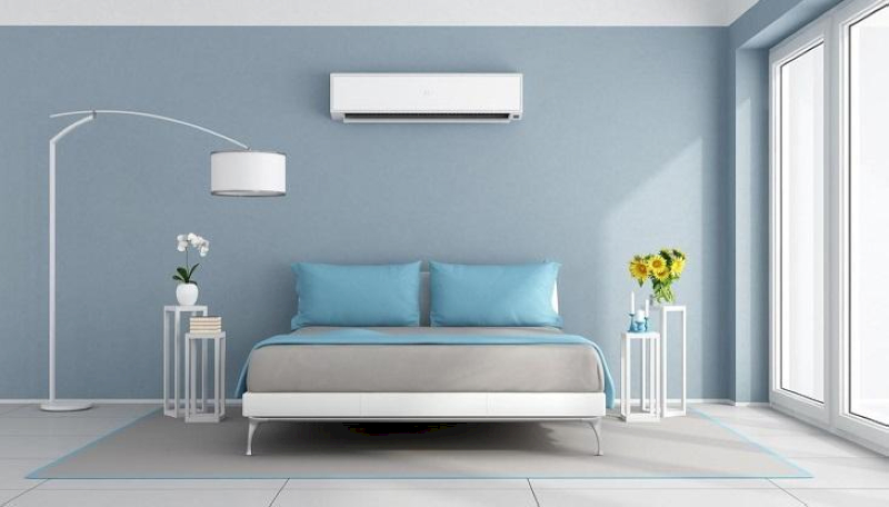 Phòng có diện tích 20m, phù hợp sử dụng điều hòa có công suất 16,000 BTU/h.