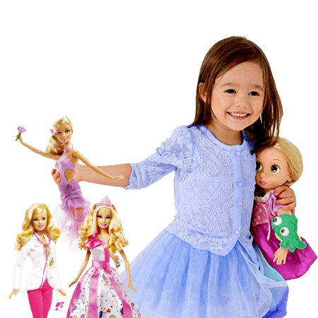 Đồ chơi búp bê, thú bông - Bé gái