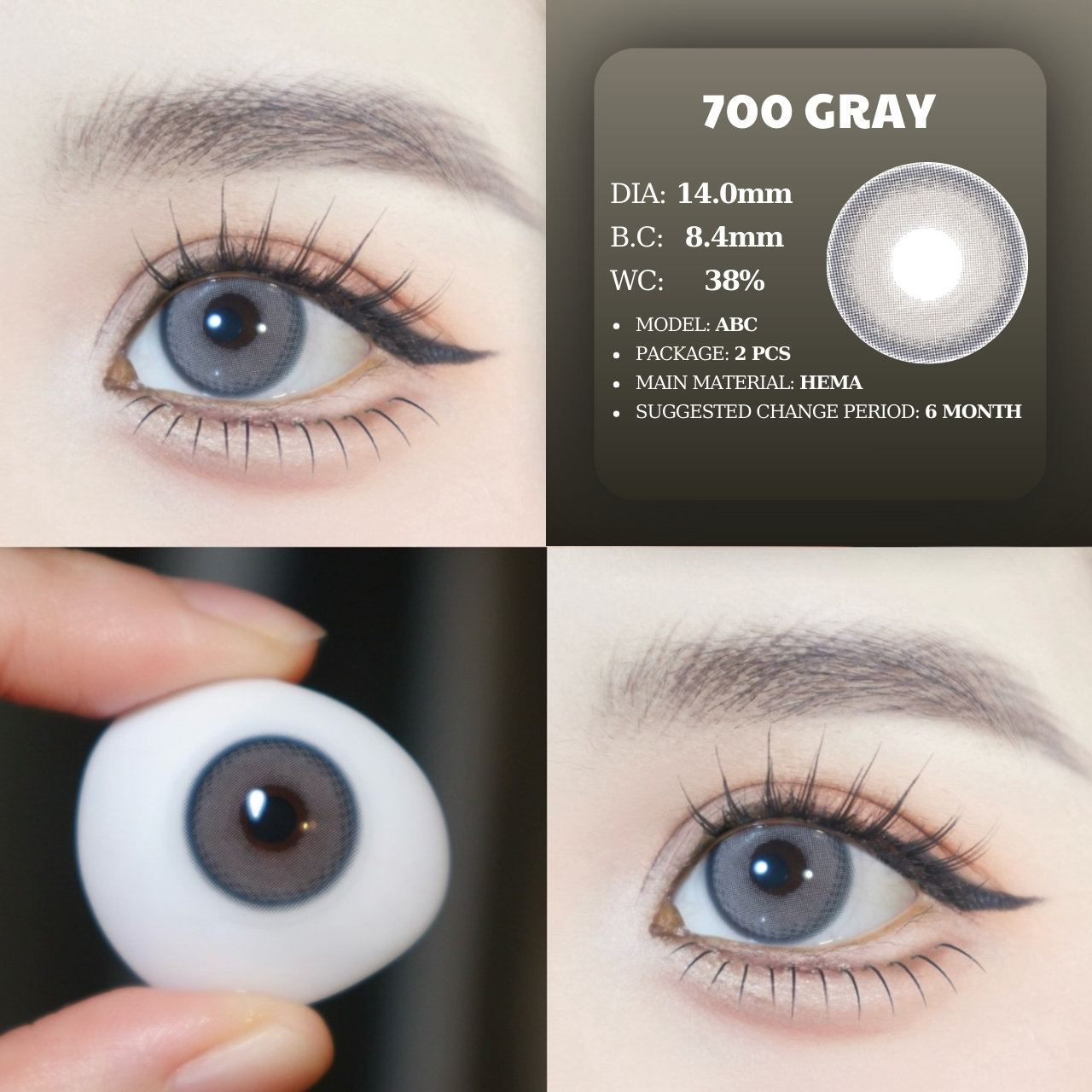 PP 700 GRAY - size nhỏ