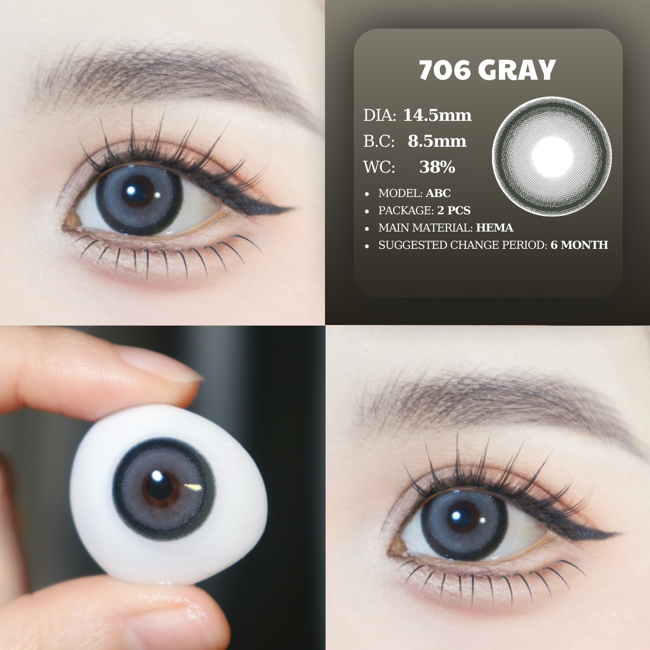 PP 706 GRAY - size lớn
