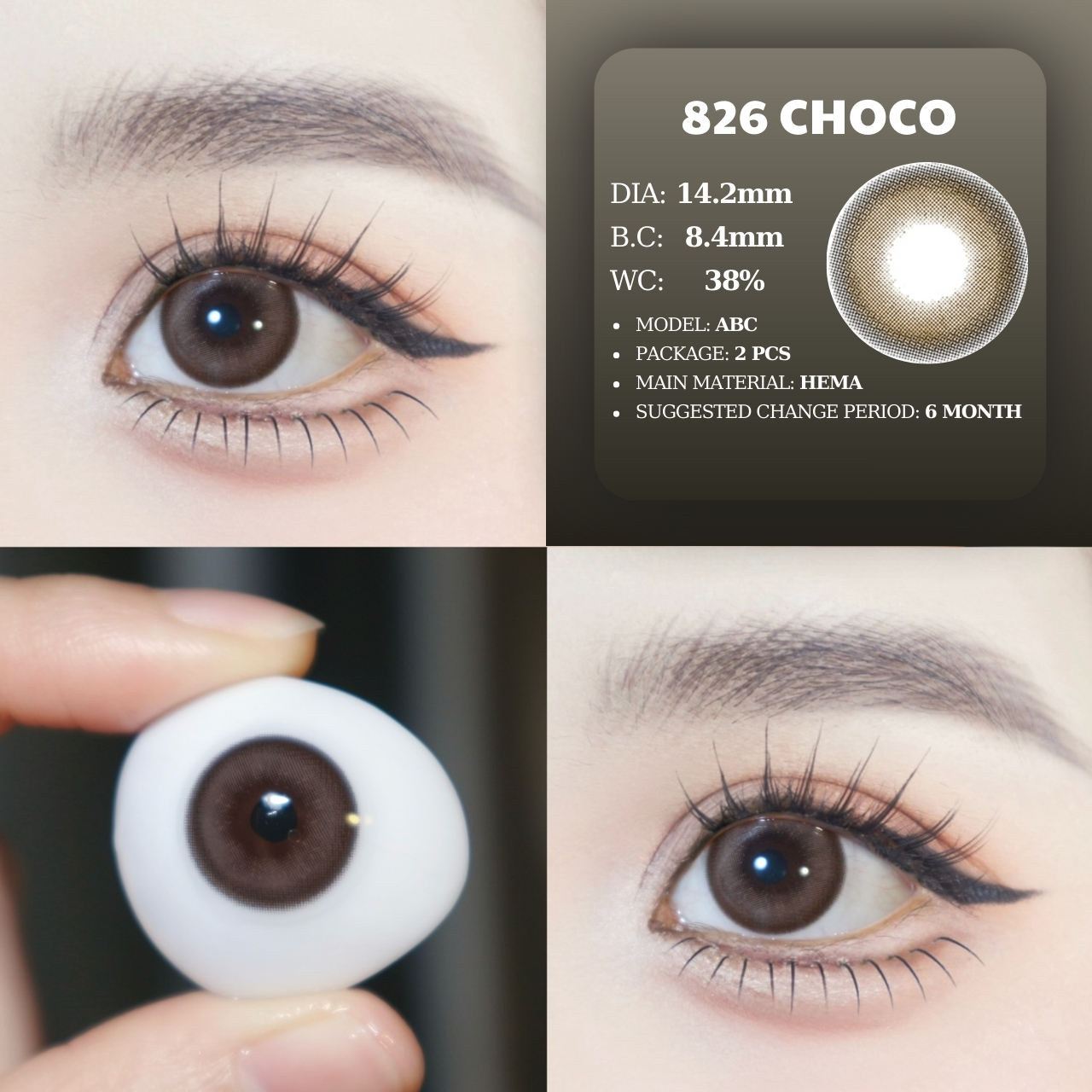 PP 826 CHOCO - size vừa