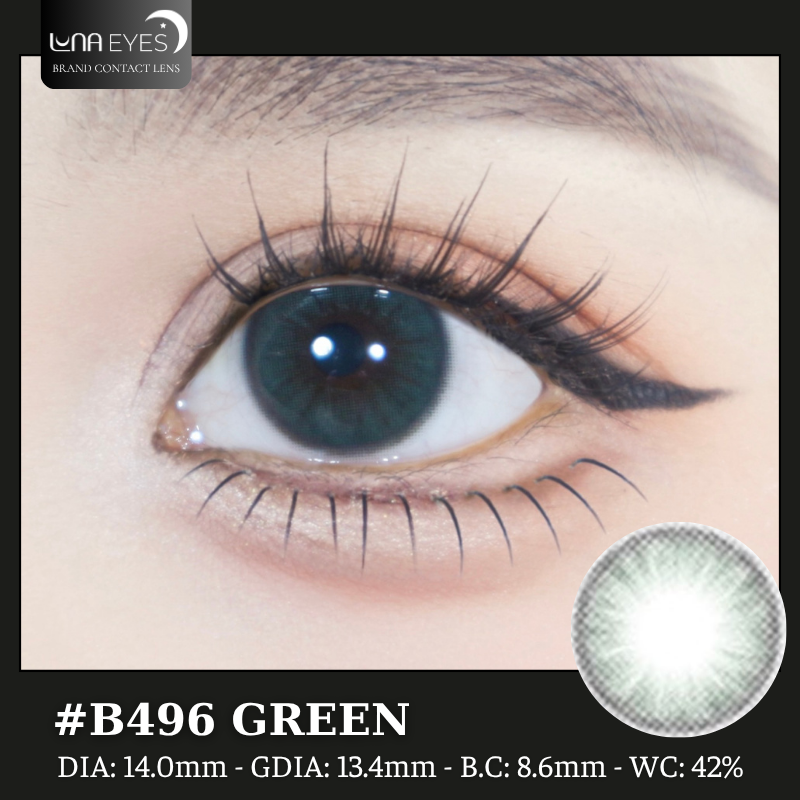 (quà tặng) B496 GREEN - size nhỏ