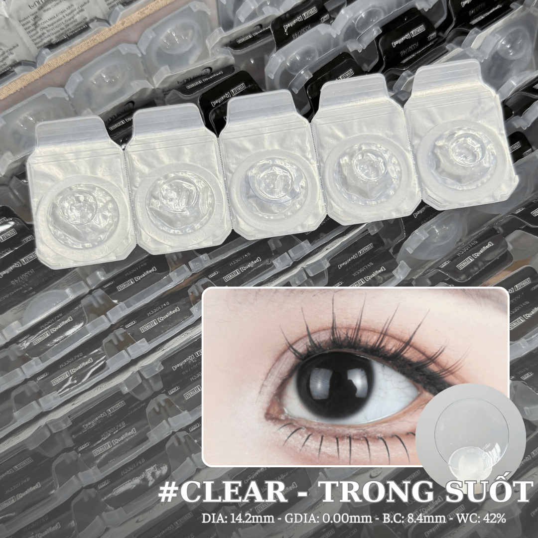 [1-DAY] Trong suốt - clear lens