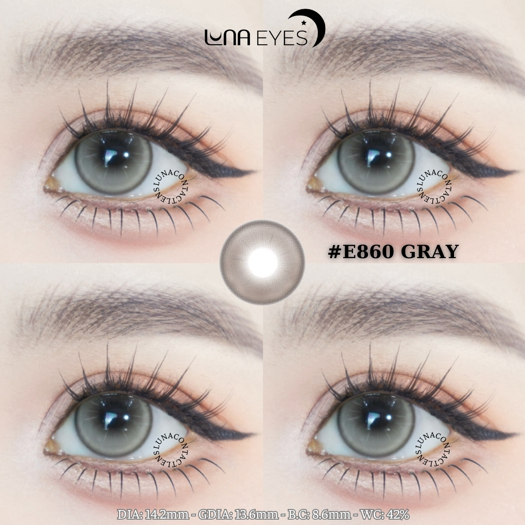 (Luna Eyes) E860 GRAY - size to
