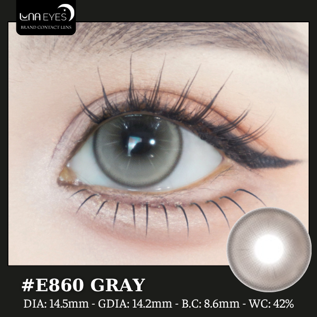 (Luna Eyes) E860 GRAY - size to