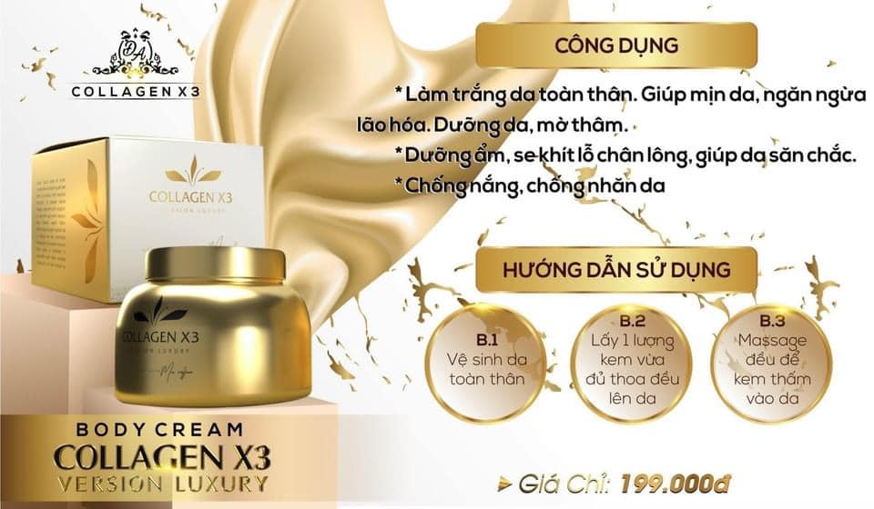 Kem Body Luxury 250gram