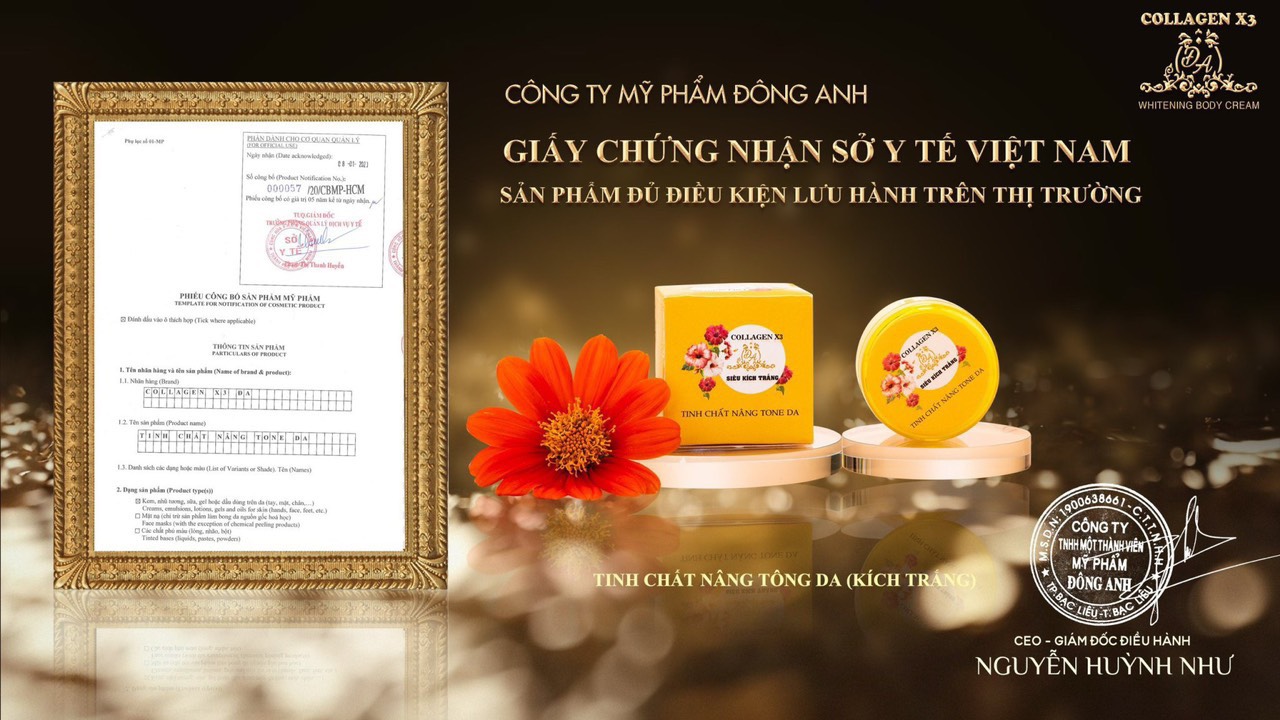 Siêu kích trắng nâng tông da