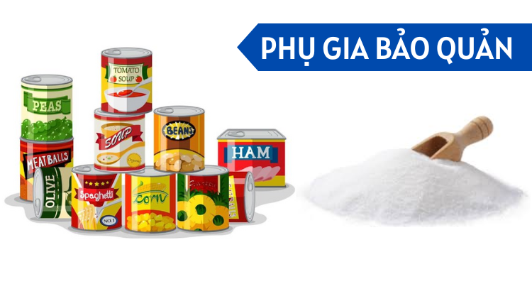 TỔNG HỢP CÁC CHẤT BẢO QUẢN THỰC PHẨM