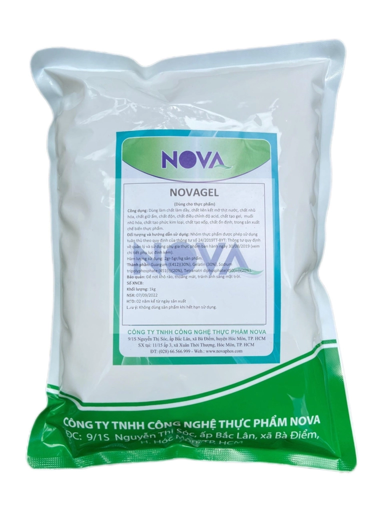 Phụ gia kết dính - xử lý thịt yếu novagel 