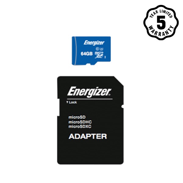 Thẻ nhớ Micro SDXC 64GB Energizer HT C10 U1 80Mb/s - FMDAAH064A