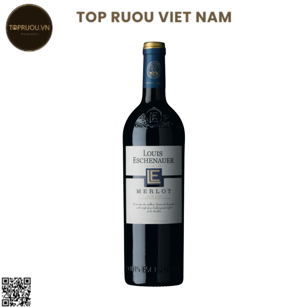 Rượu Vang Đỏ Louis Eschenauer - Pháp - Merlot - 13.5% - 750ml