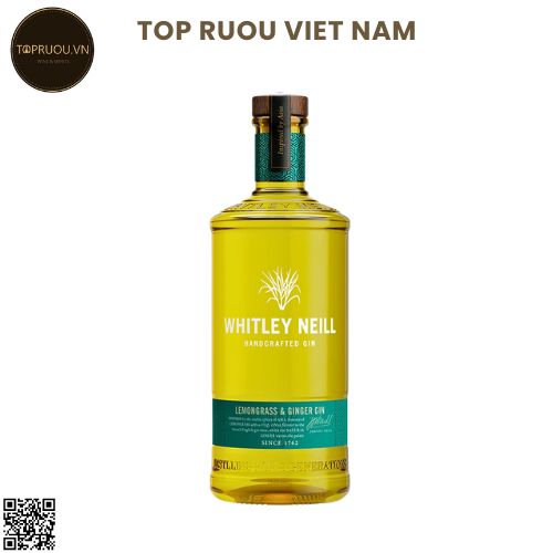 Gin Whitley Neill Lemongrass & Ginger - 700ml - 43% - England
