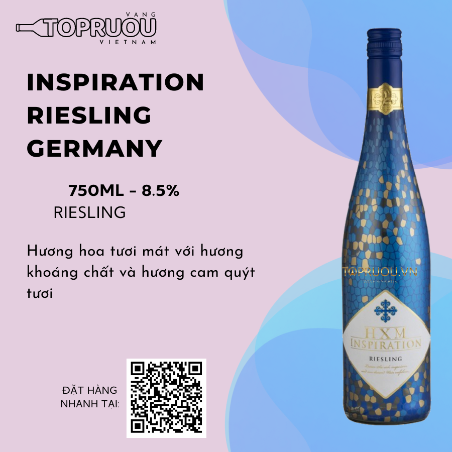 Vang Trắng Inspiration - Riesling 750ml - Đức - 8.5%