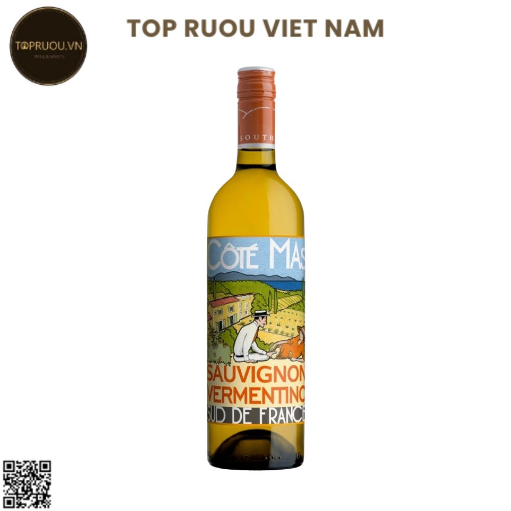 Rượu Vang Trắng Côté Mas Rouge Du Midi - Pháp - Sauvignon - 13.5% - 750ml