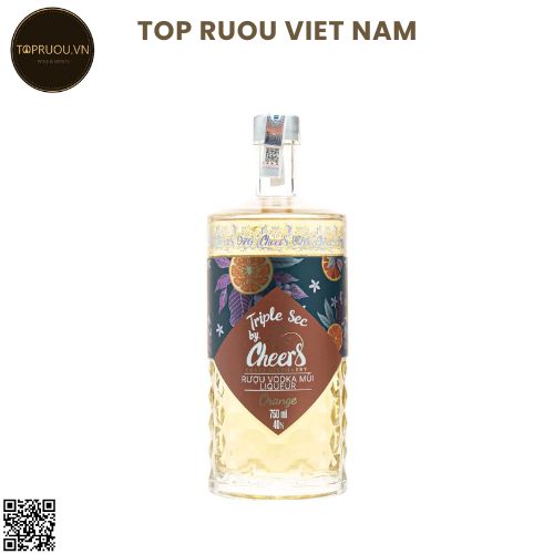 Vodka & Liqueur Cheers Triple Sec 750ml - 40% - Việt Nam