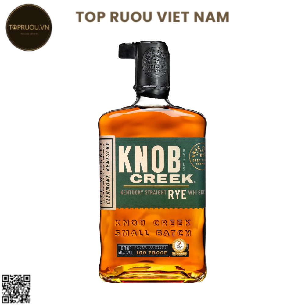 Whisky Knob Creek Kentucky Straight RYE Bourbon - 700ml - 50% - Mỹ