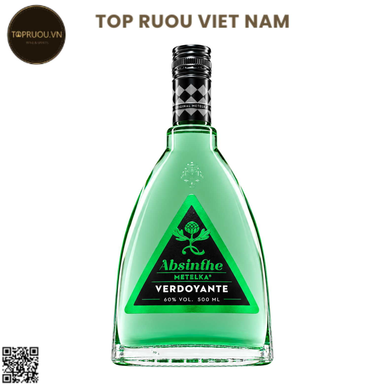 Absinthe Metelka Verdoyante - 500ml - 60% - Cộng Hòa Czech