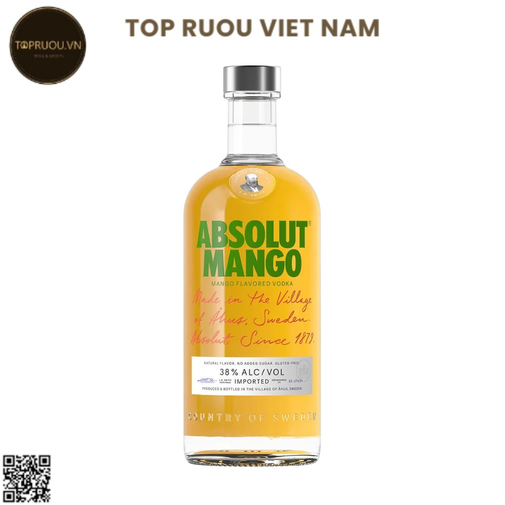 Vodka Absolut Mango (Xoài) - 700ml - 38% - Thụy Điển