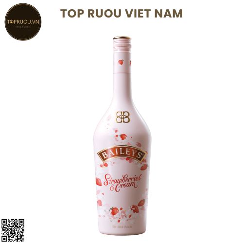 Rượu Sữa Baileys Strawberries & Cream  - 700% - 17% - Iceland