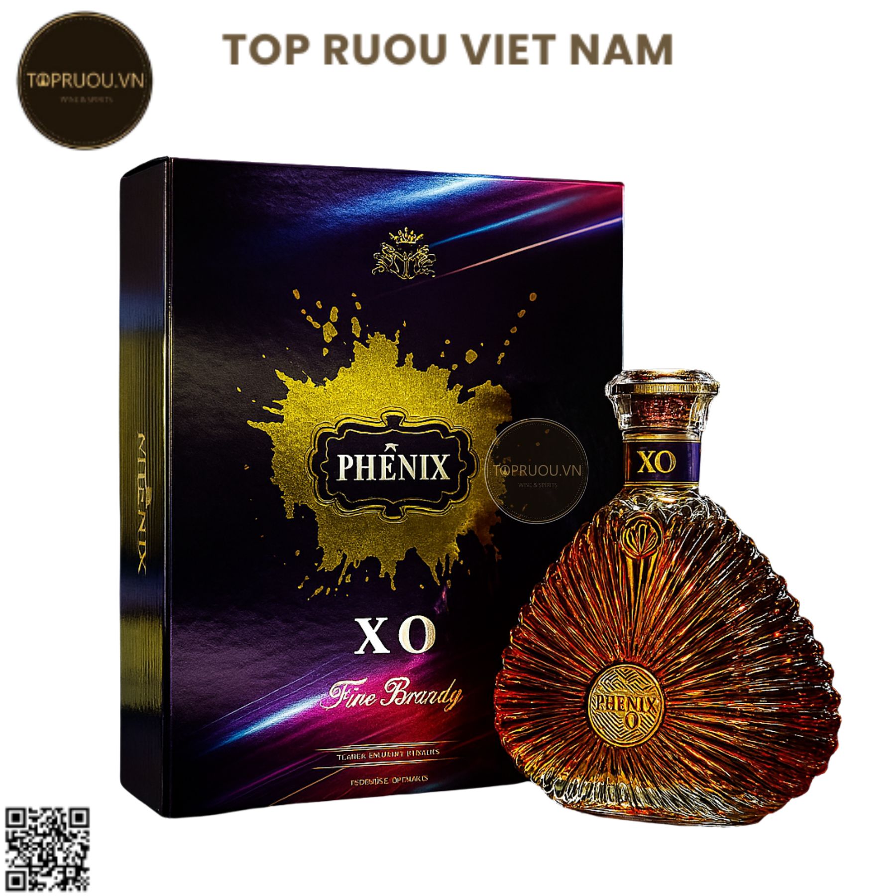 Brandy XO Phenix - 700ml - 40% - Pháp