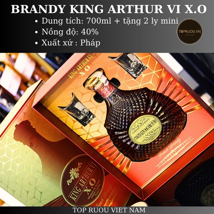 Brandy XO King Arthur VI 700ml 40 Scotland