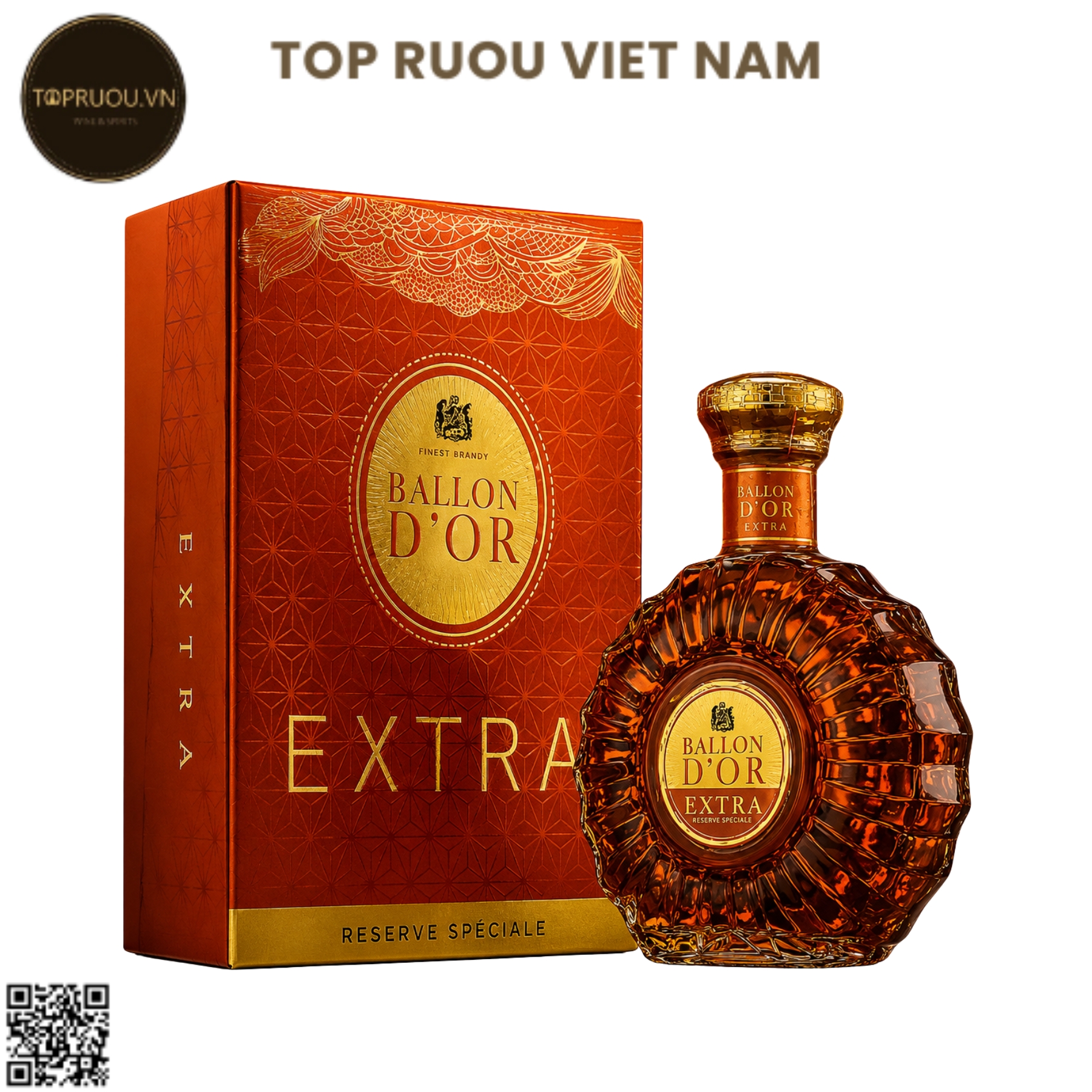 Brandy XO Ballon D'or Extra - 700ml - 40% - Pháp