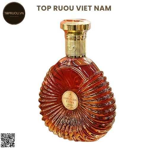 Brandy XO Charles Leon Extra (Không Hộp - Không Ly) - 700ml - 40% - Pháp