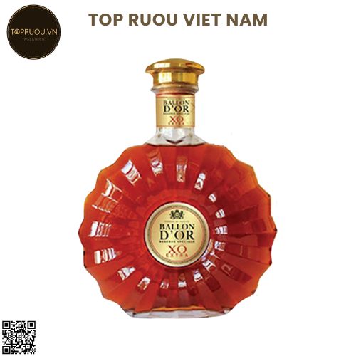 Brandy XO Ballon Extra - 700ml - 40% - Pháp (Không Hộp - Không Ly)