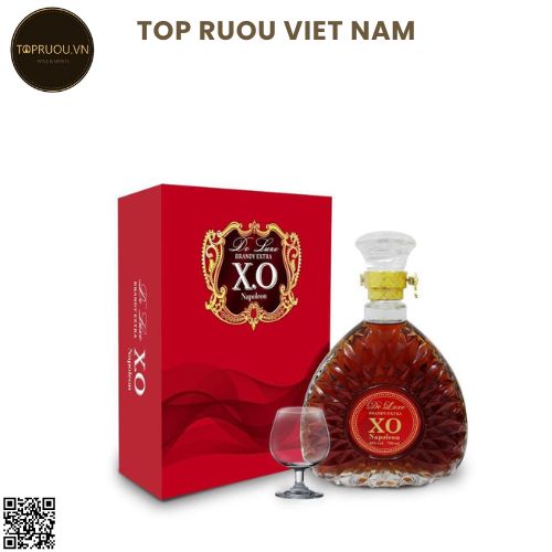 Brandy XO Extra De Luxe Napoleon (Kèm Túi Giấy Hãng) - 700ml - 40% - Pháp