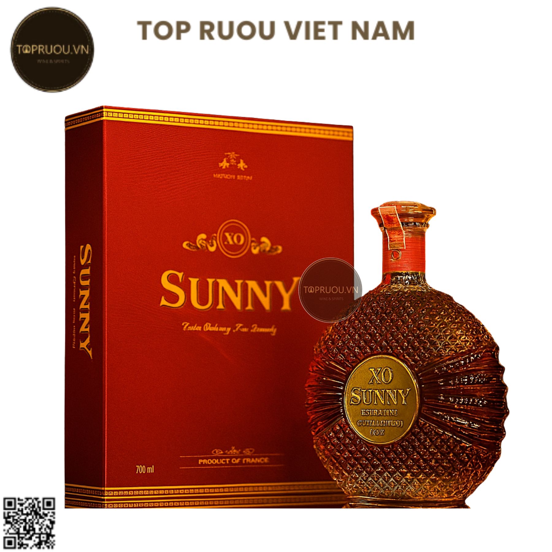 Brandy XO Sunny - 700ml - 40% - Pháp