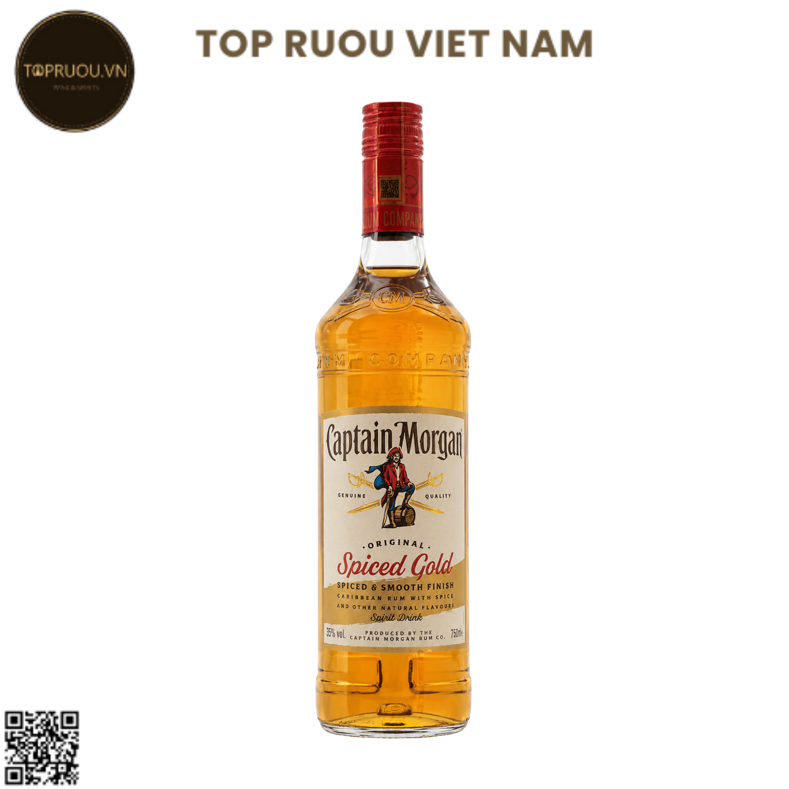 Rum Captain Morgan Spiced Gold - 700ml - 35% - Jamaica