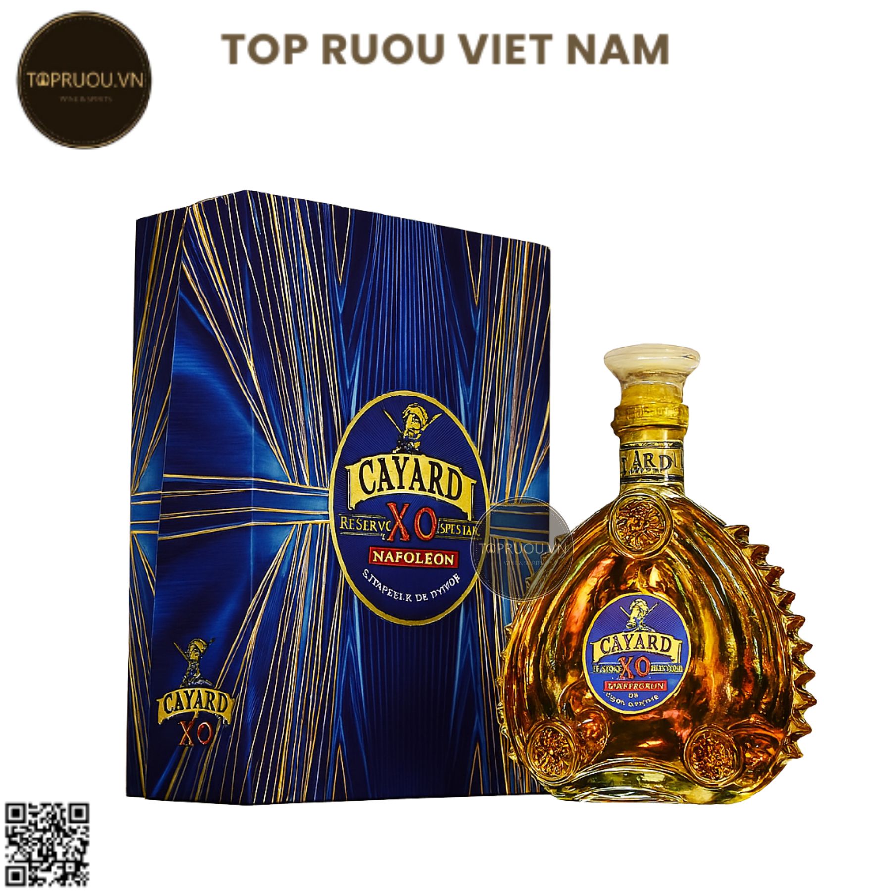Brandy Cayard Napoleon XO - 700ml - 40% - Pháp