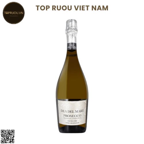 Vang nổ Dea Del Mare Vino Spumante Extra Dry Prosecco DOP - Ý - Glera - 11% - 750ml