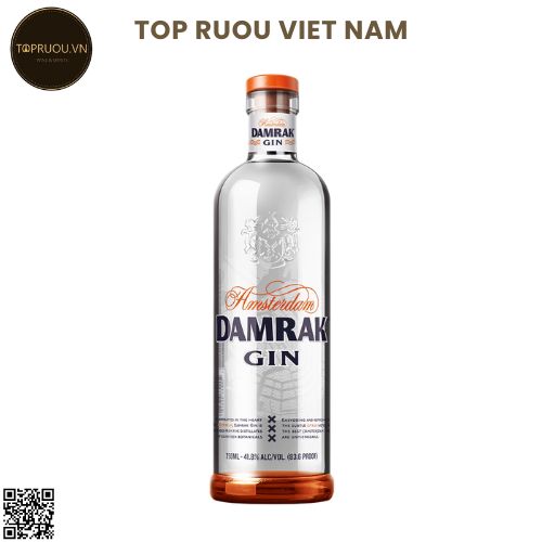 Gin Damrak Amsterdam - 700ml - 41.8% - Hà Lan