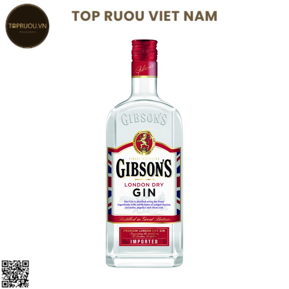 Gin Gibson's - 700ml - 37,5% - Anh