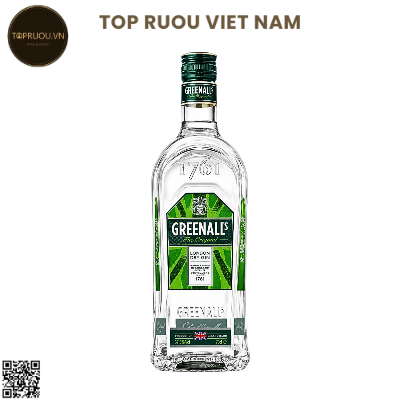 Gin Greenall's Original London Dry - 700ml - 40% - Anh