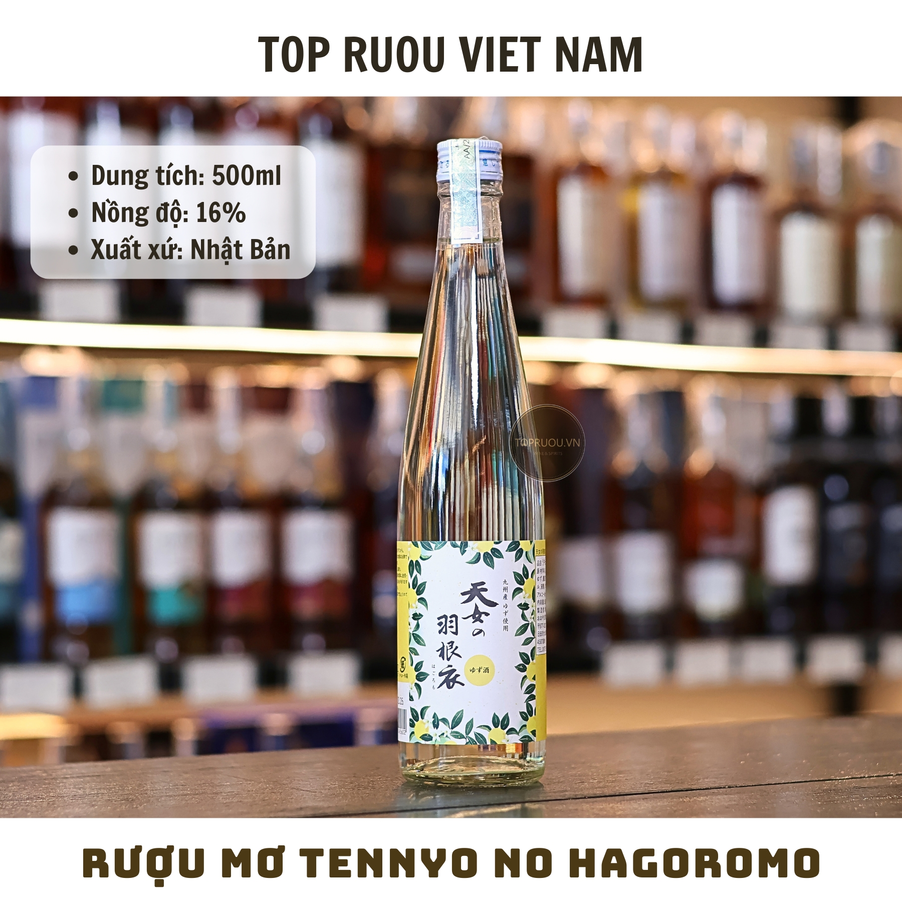 Rượu Mơ Tennyo No Hagoromo - 500ml - 16% - Nhật Bản