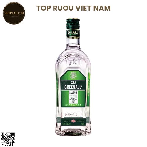 Gin Greenall's Original London Dry - 700ml - 40% - Anh