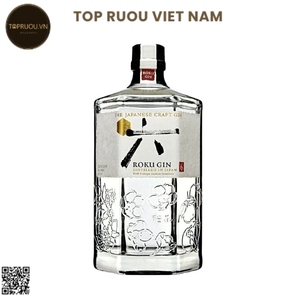Gin Roku - 700ml - 43% - Nhật Bản