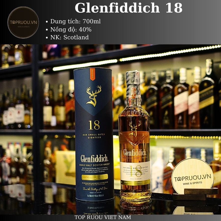Whisky Glenfiddich 18 - 700ml - 40% - Scotland