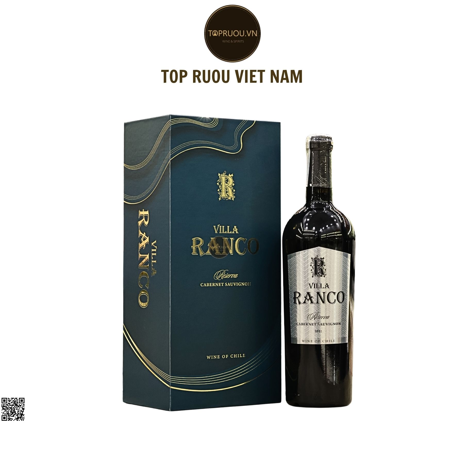 Hộp Quà Rượu Vang Tết Villa Ranco (Kèm Túi Giấy Hãng) - Chile - Cabernet Sauvignon - 13,5% - 750ml