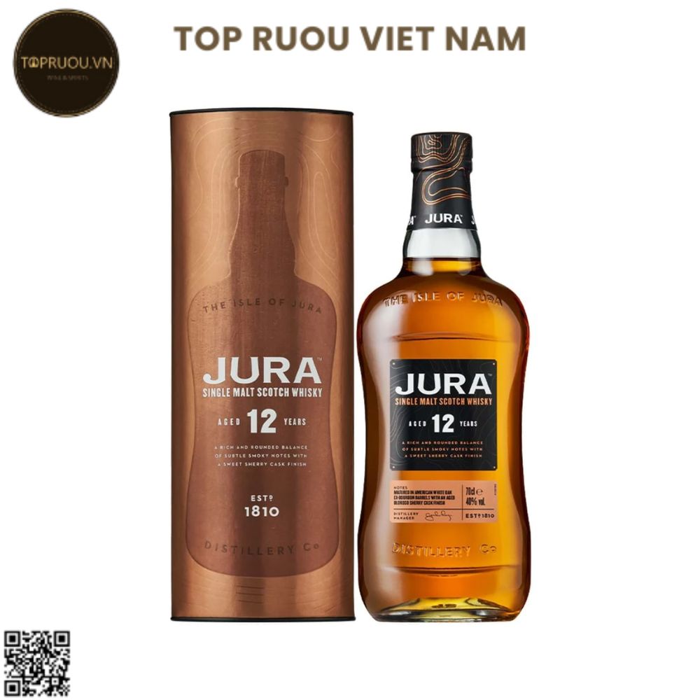 Whisky Jura 12 Single Malt - 700ml - 40% - Scotland