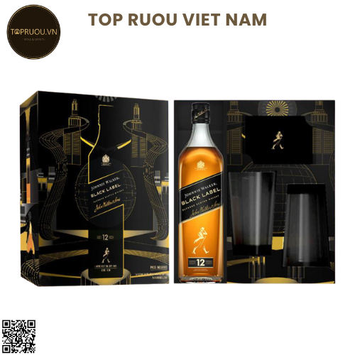 Whisky Johnnie Walker Black Label Hộp Quà F25 (Kèm Túi Giấy Hãng) - 700ml - 40% - Scotland