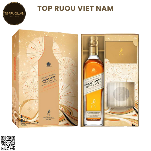 Whisky JW Gold Label Hộp Quà F25 (Kèm Túi Giấy Hãng) - 700ml - 40% - Scotland