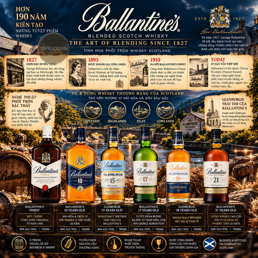 Whisky Ballantine's 21 - 700ml - 40% - Scotland