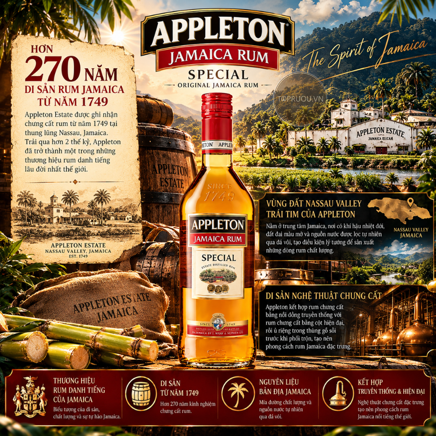 Rum Appleton Jamaica Special - 700ml - 40% - Jamaica