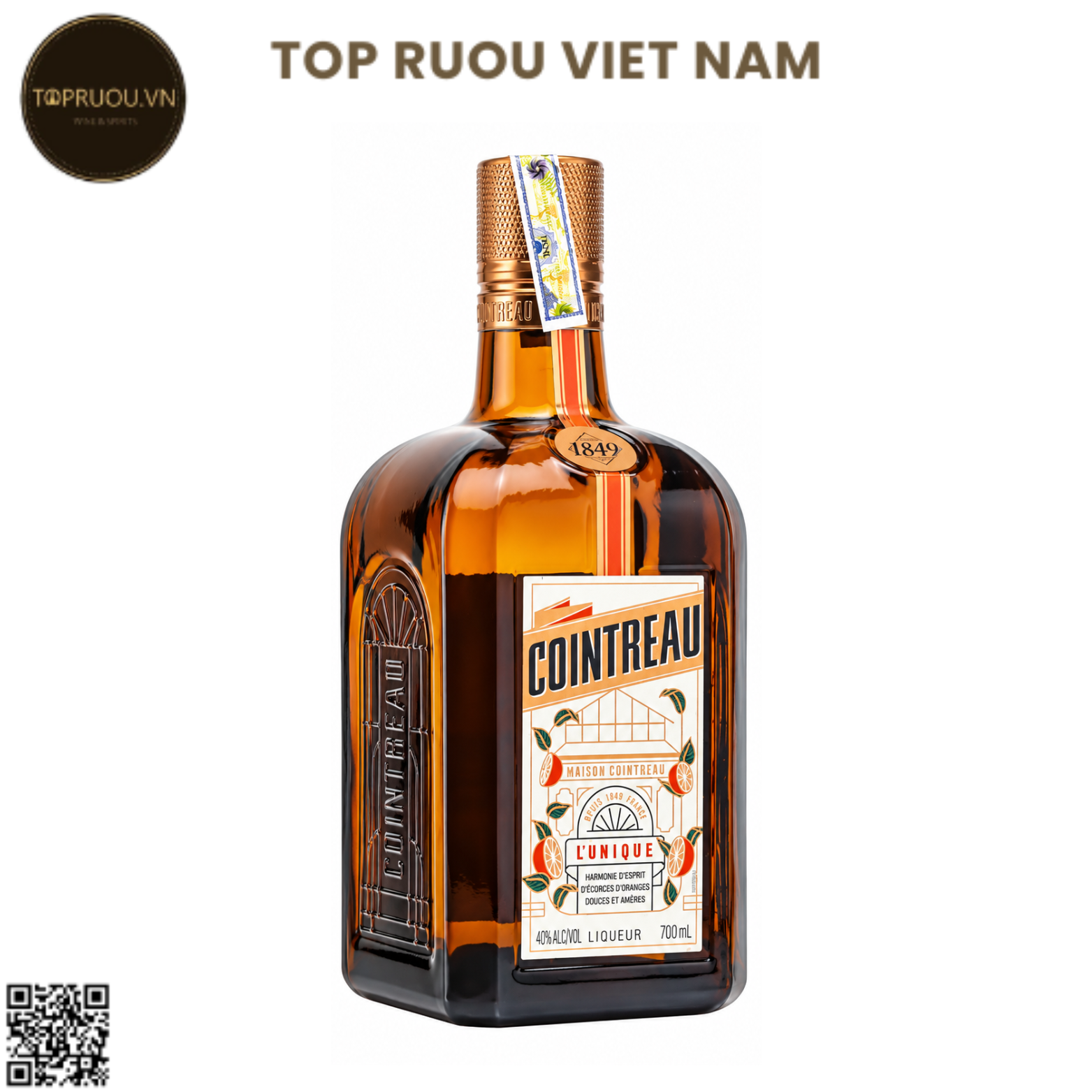 Liqueur Cointreau - 700ml - 40% - Pháp