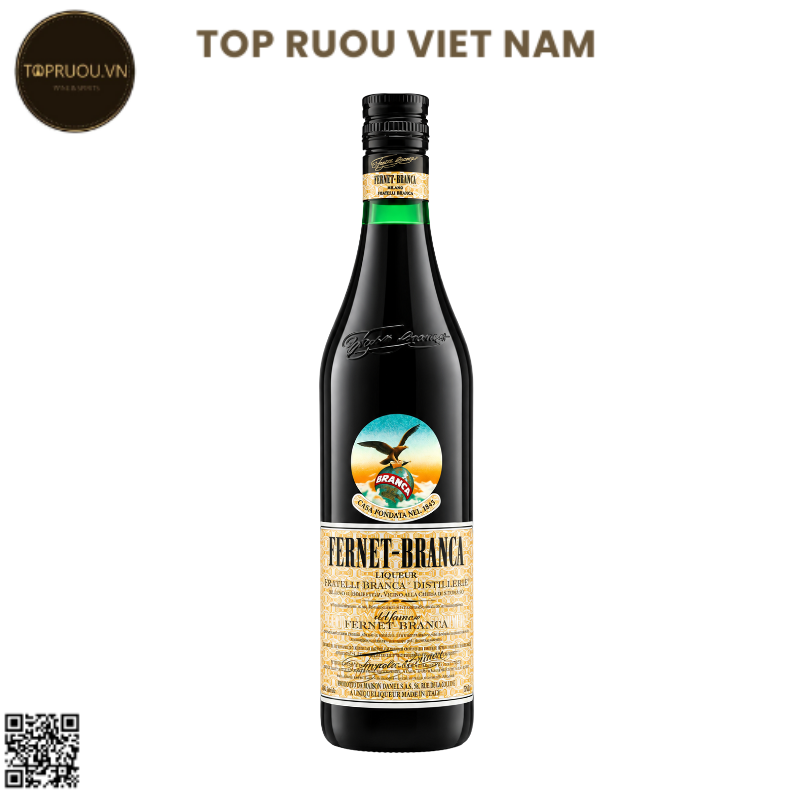Liqueur Fernet-Branca Bitters - 700ml - 39% - Ý