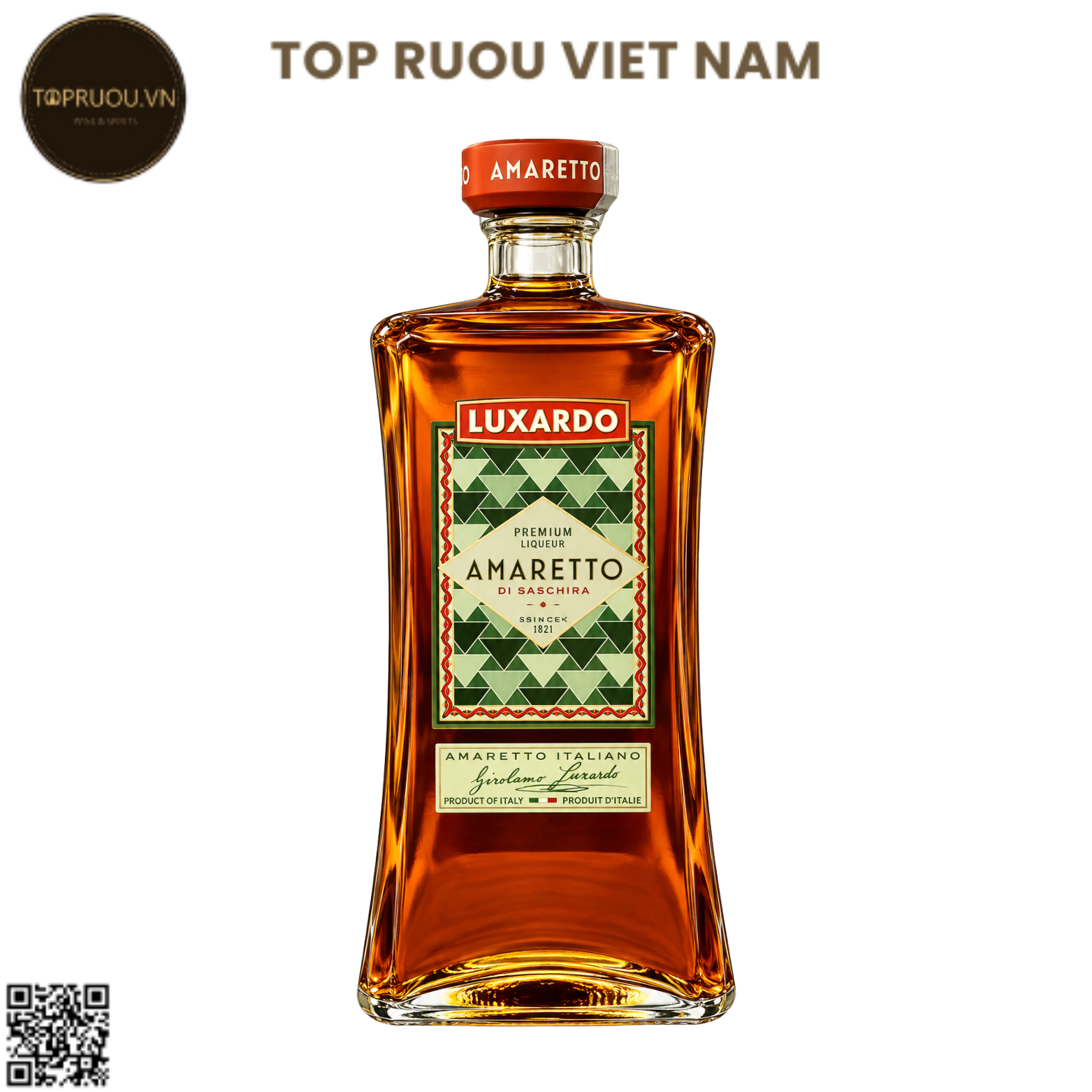 Liqueur Luxardo Amaretto di Saschira - 1000ml - 28% - Ý