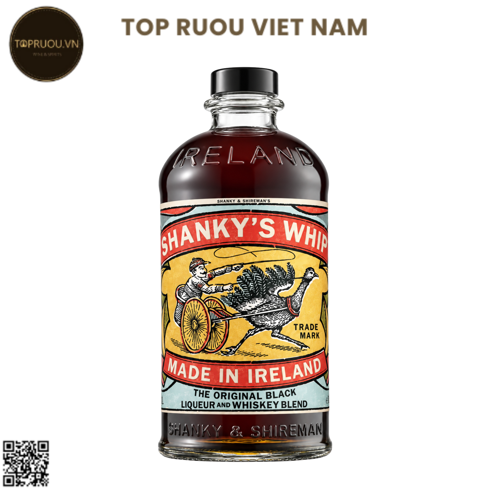 Liqueur Shanky's Whip The Original Black - 700ml - 33% - Ireland